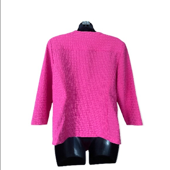 TAN JAY PETITE JACKET SIZE 10P - BLAZER - PINK - BRAND NEW - TEXTURED MATERIAL - Picture 4 of 11